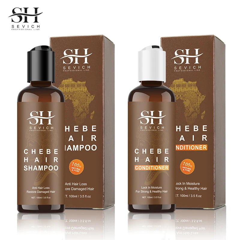 CHEBE Hair Growth Shampoo Conditioner Set Anti Hair Loss Treatment for Men Women Fast Thicken Regrowth Oil Beauty Health SEVICH Peaceful Pleasures Health and Wellness Set