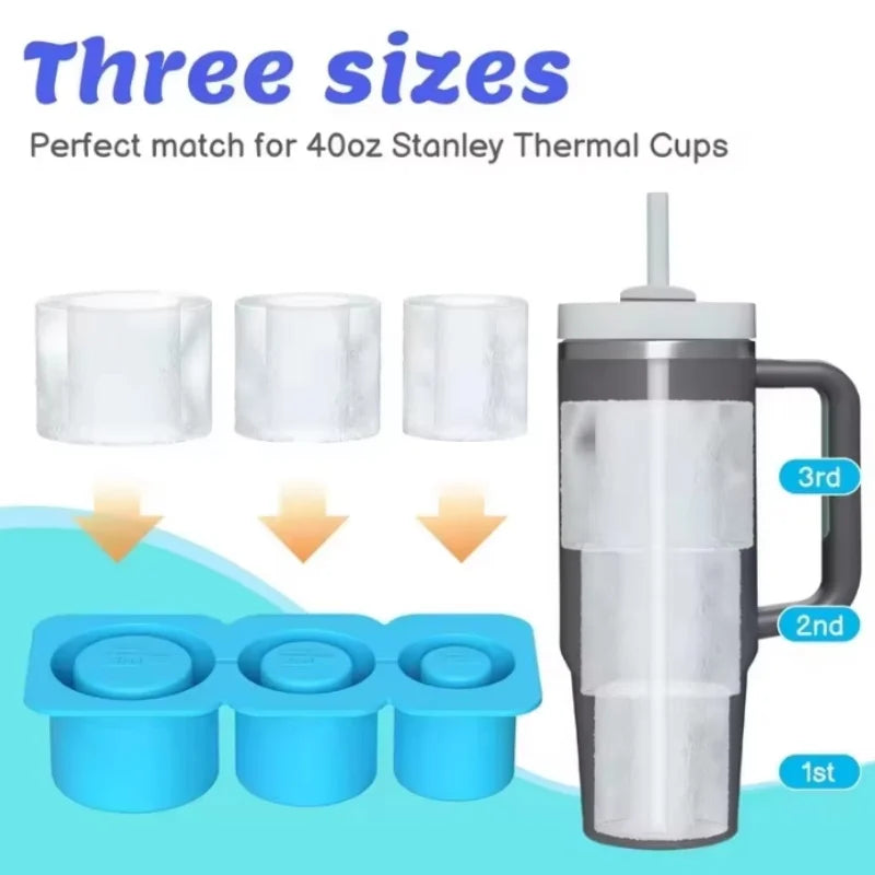 Ice Grid Mold Silicone Ice Cube Mold Water Cup Non Stick Summer Ices Molds Silicone Molds For Cup Accessories Peaceful Pleasures Health and Wellness