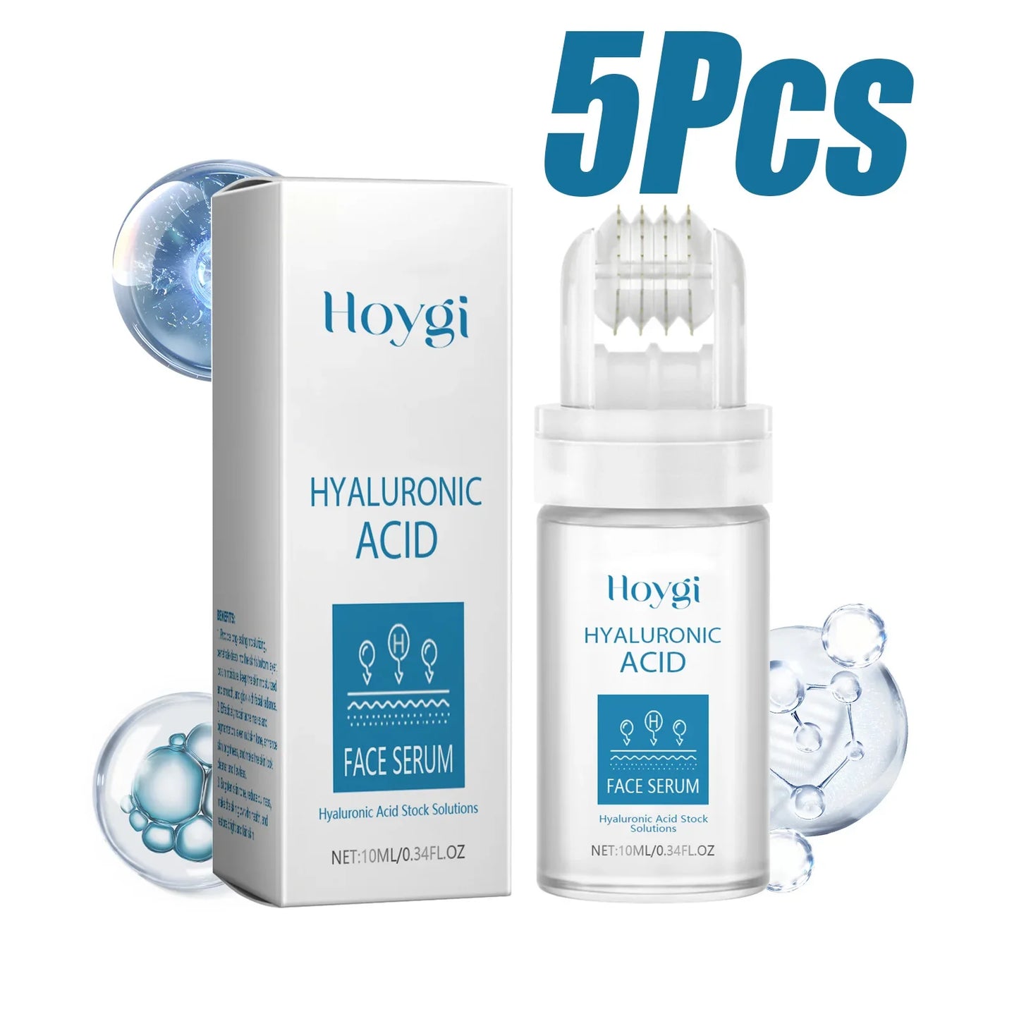 Hyaluronic Acid Microneedle Roller Serum – Brighten & Hydrate
