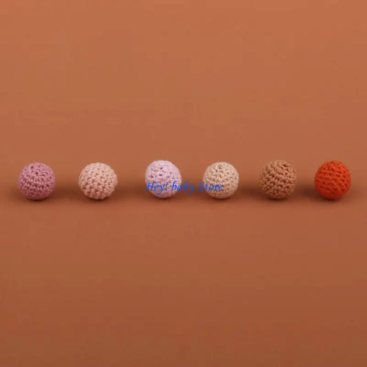 16mm Crochet Beads for Pacifier Clips, Keychains & Jewelry Craft Beads Peaceful Pleasures Health and Wellness