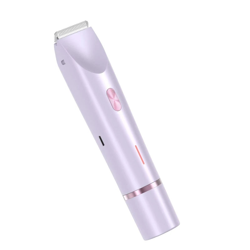 Waterproof and painless dual-function female electric shaving kit for hair removal - women's body hair trimmer Peaceful Pleasures Health and Wellness