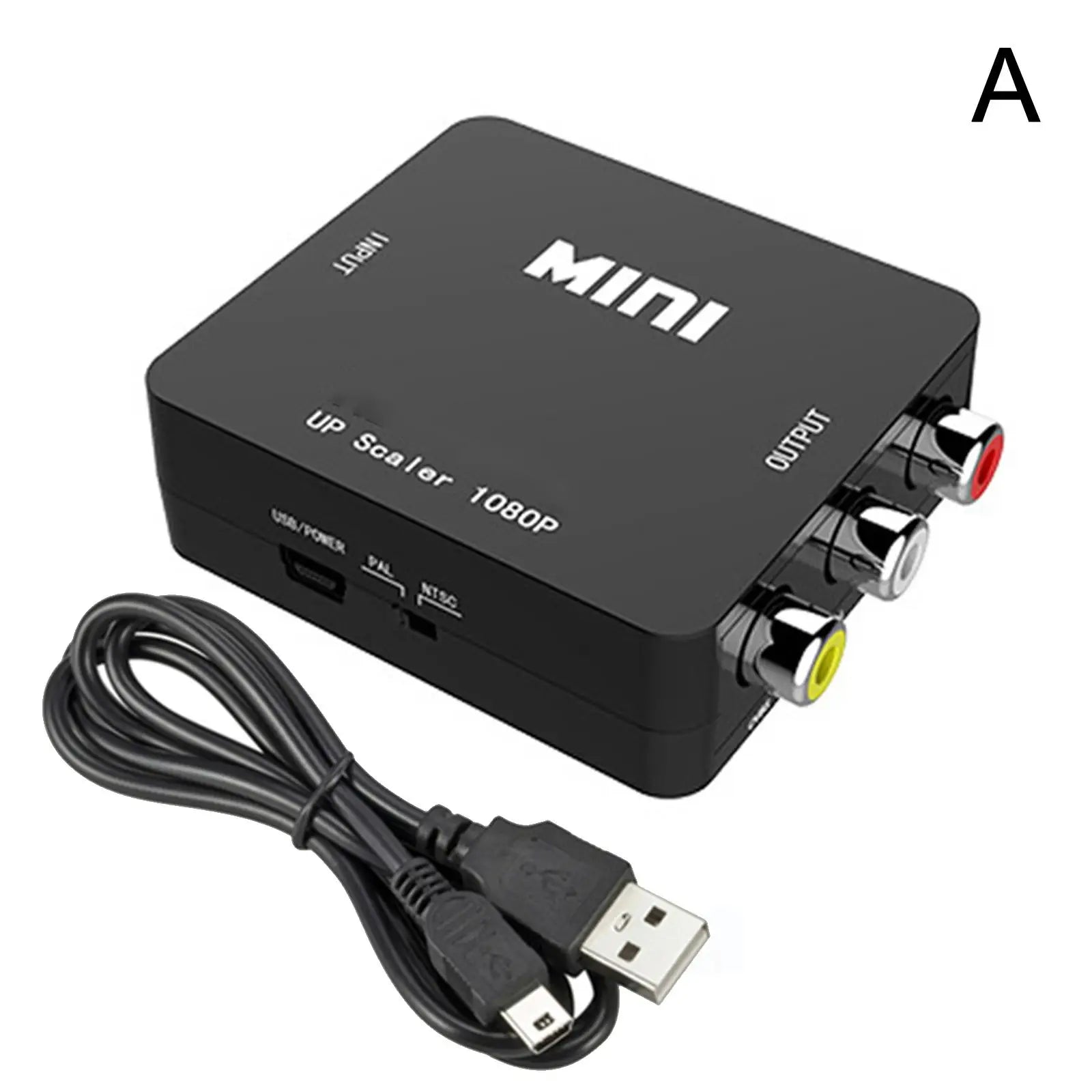 HD AV to HDMI Converter for NTSC and PAL Outputs Peaceful Pleasures Health and Wellness HDMI TO AV