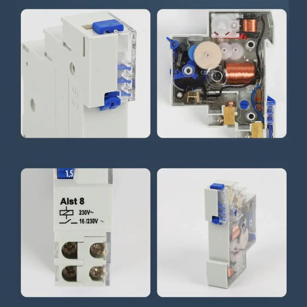230V DIN-Rail Timer Relay – Auto Lighting Control 16A Energy Saver