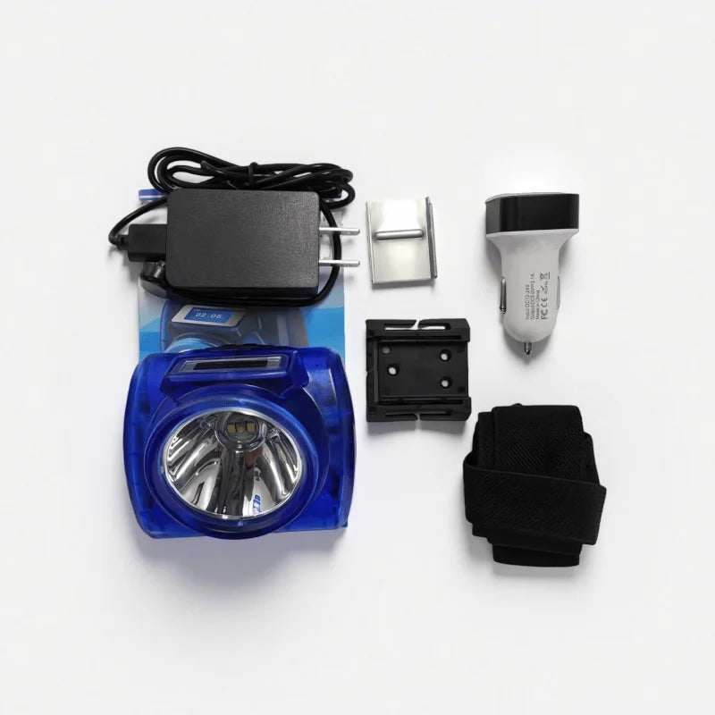 KL6 LED Mining Headlamp | IP68 Waterproof, 7000mAh Battery