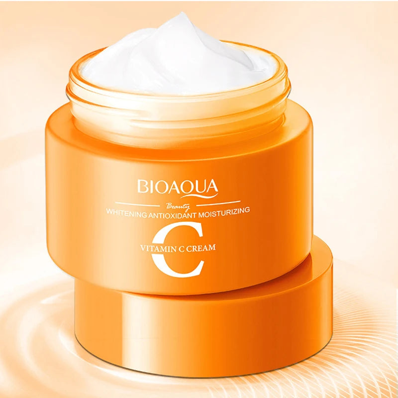 BIOAQUA Vitamin C Face & Eye Cream Set – Anti-Wrinkle Moisturizer