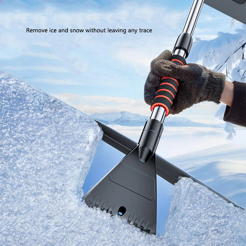 Multi-functional Retractable and Rotatable Car Snow Brush and Snow Shovel Detachable Snow Removal Shovel Peaceful Pleasures Health and Wellness