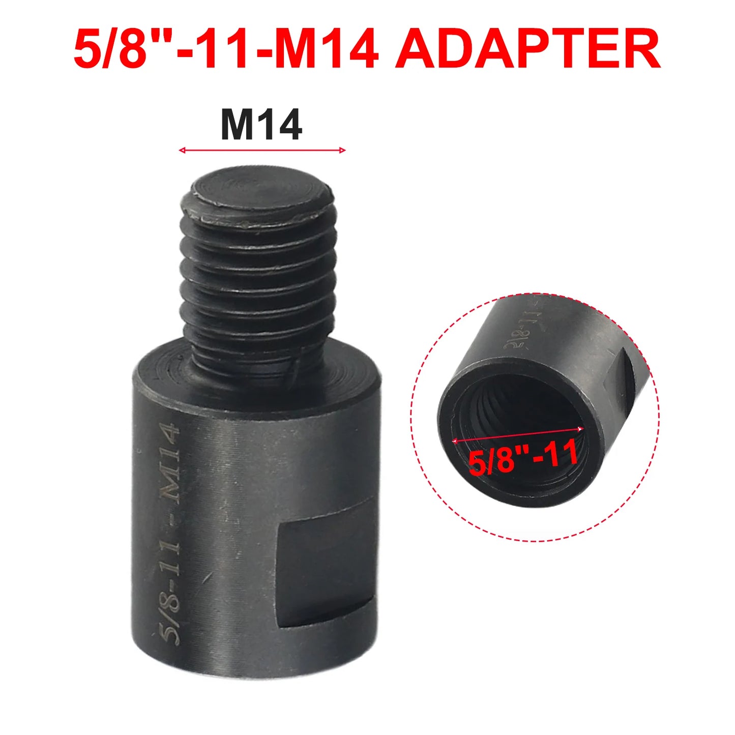 Angle Grinder Adapter Converter M10 M14 5 8-11 Adapte Arbor Connector