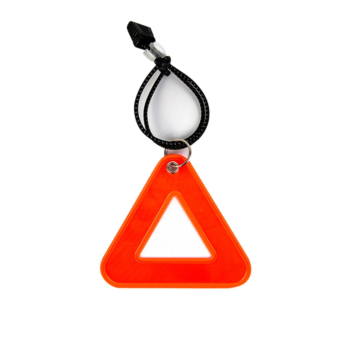 Bicycle Saddle Reflective Triangle Tag | Night Riding Safety Bike Safety Reflector Peaceful Pleasures Health and Wellness red