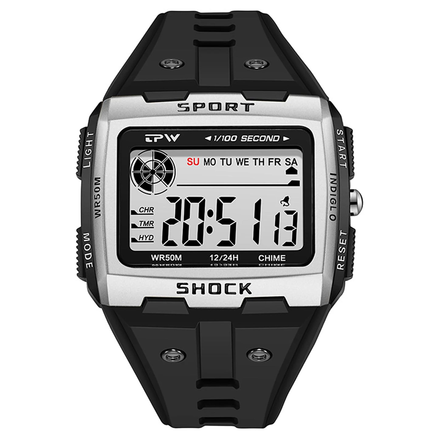Waterproof Sports Wristwatch Multifunctional Student Alarm Clock Electronic Watch for Kids Boys Girls Gift Peaceful Pleasures Health and Wellness Gold