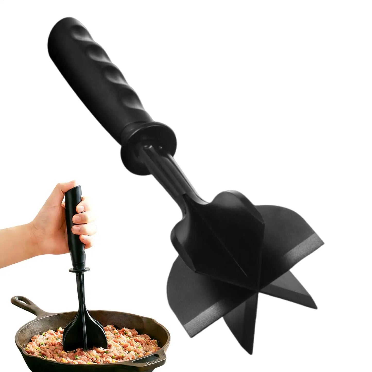 Meat Chopper & Ground Beef Masher | Ergonomic Kitchen Tool