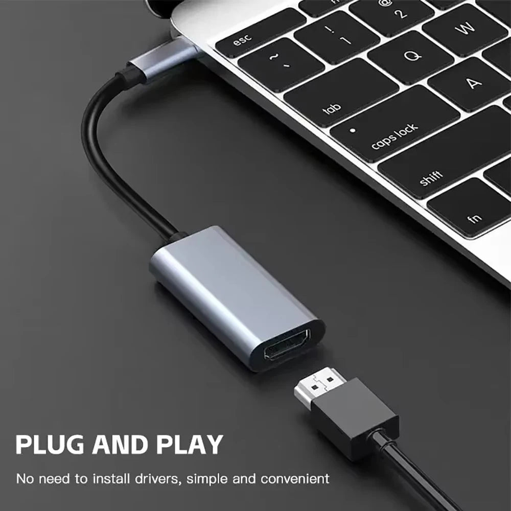 4K USB-C to HDMI Adapter for MacBook, iPad & Samsung Peaceful Pleasures Health and Wellness