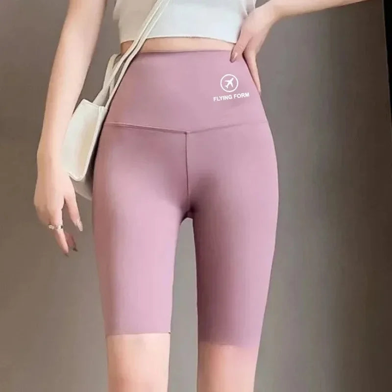 Women's High Waist Shark Shorts – Yoga Running Hip Lift