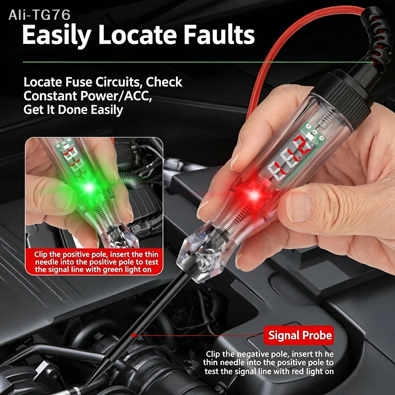 3V-120V Car Digital Voltage Circuit Tester Probe Pen