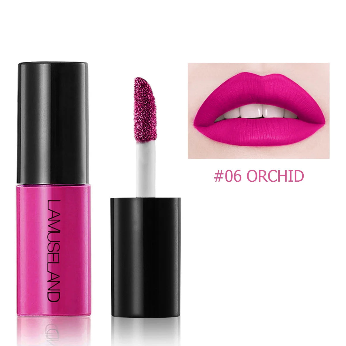12-Color Velvet Matte Liquid Lip Gloss – Waterproof, Long-Lasting