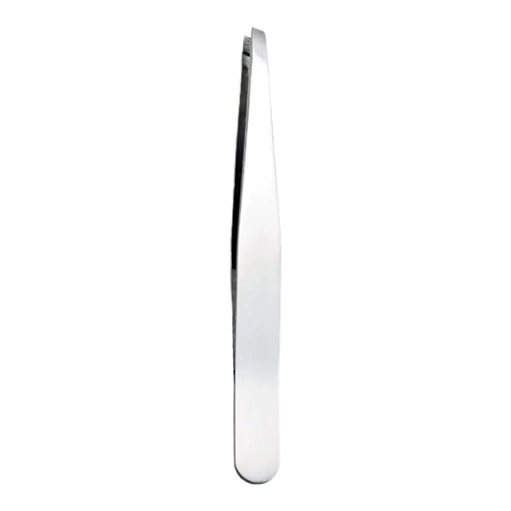 Stainless Steel Slant & Point Tweezers – Eyebrow & Ingrown Hair