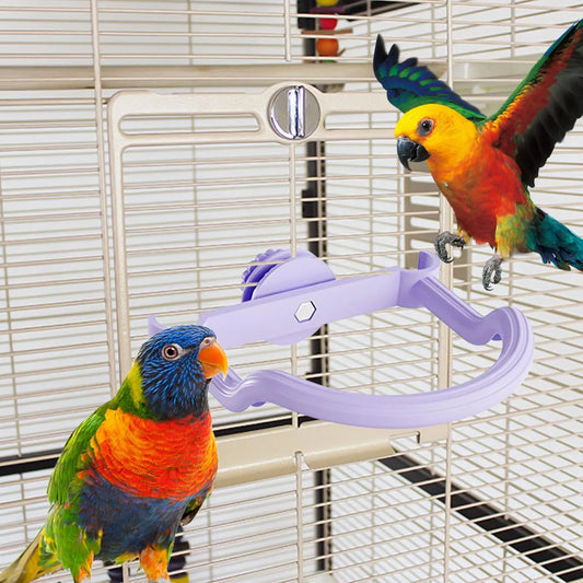 Metal Bird Perch Stand | Climbing & Paw Grinding Toy for Birds Bird Perch Stand Peaceful Pleasures Health and Wellness