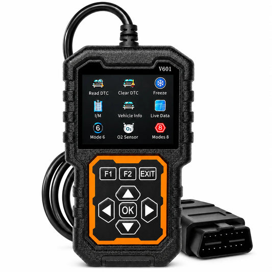 V601 OBD2 Scanner – Color Screen, Live Data & Engine Code Reader Peaceful Pleasures Health and Wellness YELLOW