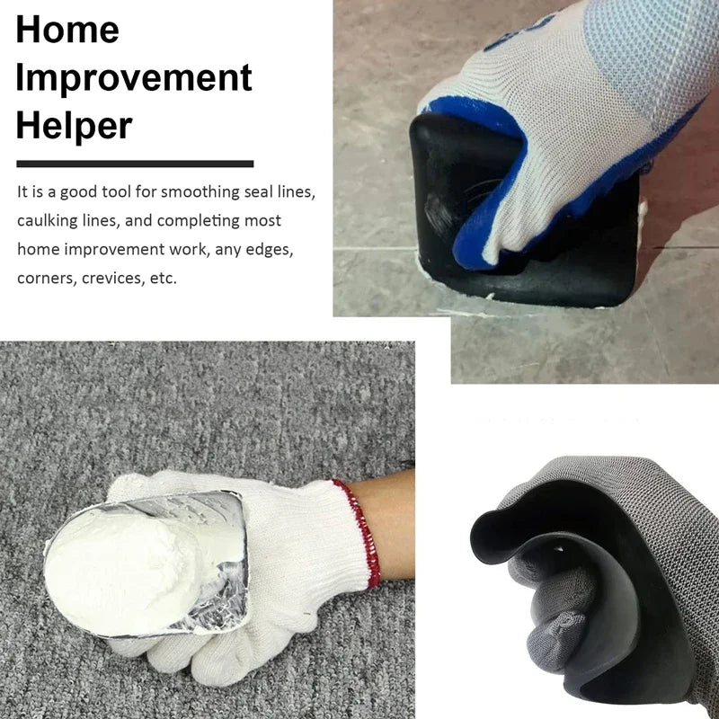 Tile Caulking Finisher putty Sealant Smooth Scraper Kit Set For Floor Wall Tile Laying Grout Drywall Construction Tools Peaceful Pleasures Health and Wellness