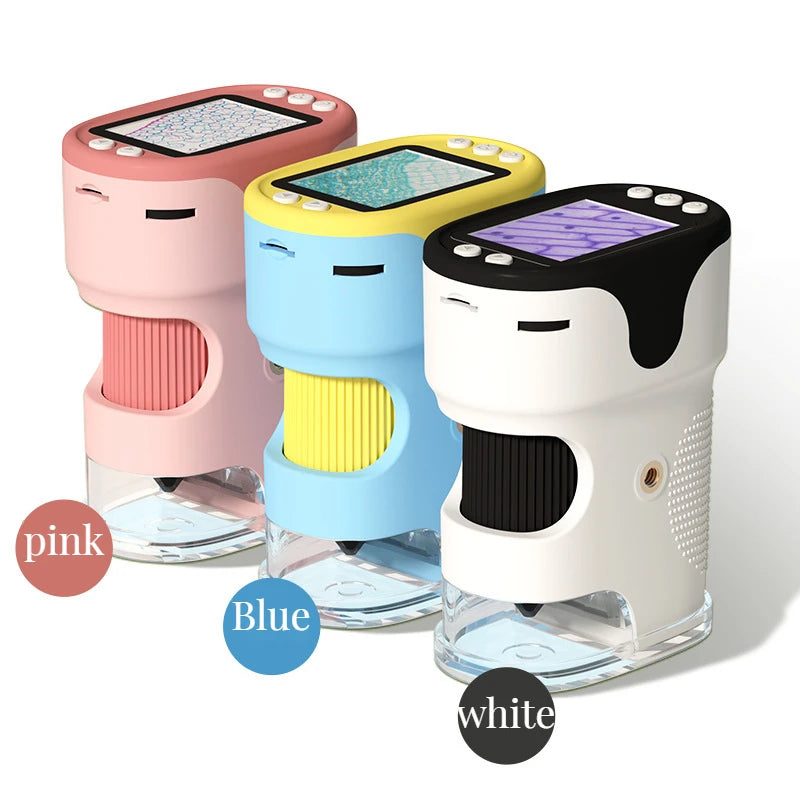 Handheld, Portable, with Screen and Photo Sharing Microscope, Children's Science, Students Can See Bacteria Peaceful Pleasures Health and Wellness