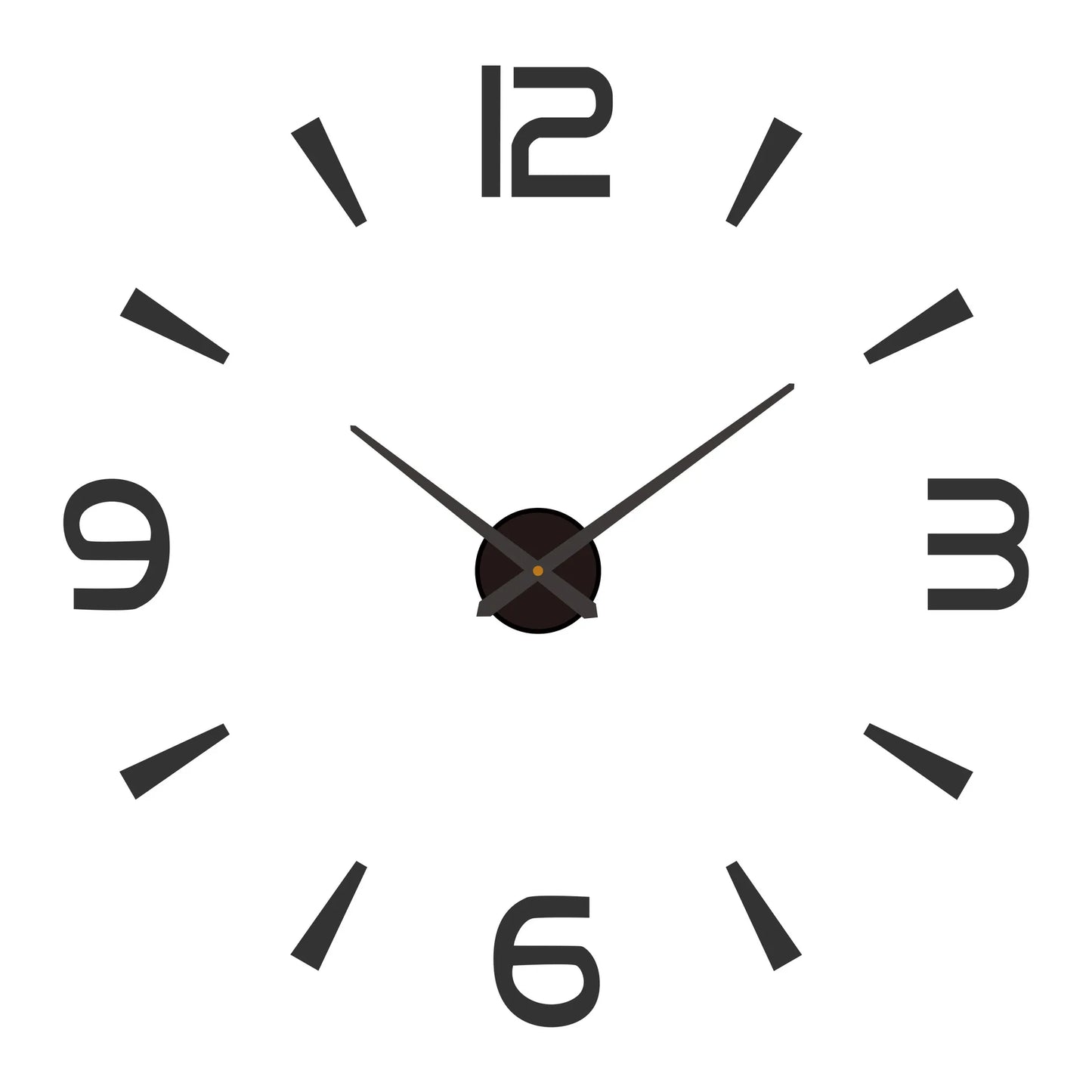2026 Modern Design Large Wall Clock 3D DIY Quartz Clocks Fashion Watches Acrylic Mirror Stickers Living Room Home Decor Horloge Peaceful Pleasures Health and Wellness