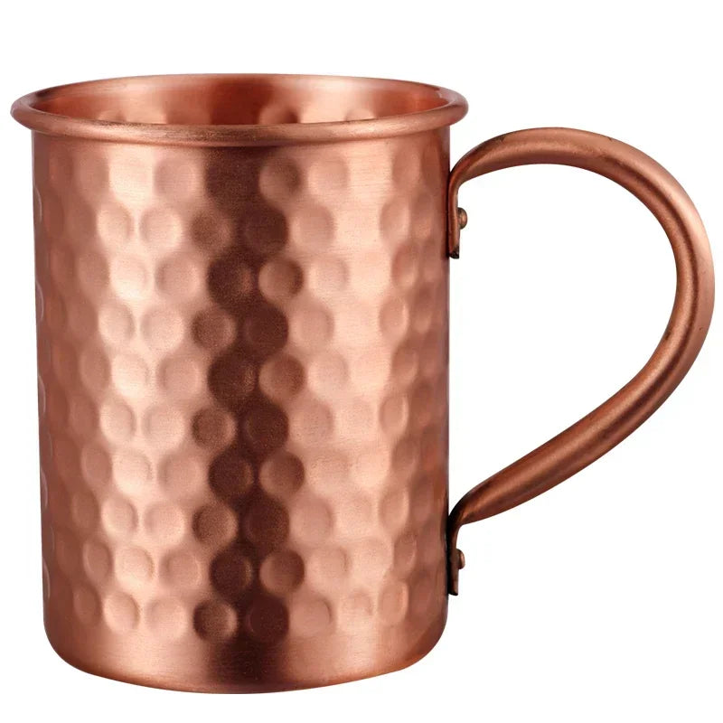 400ml 16oz Moscow Mule Mug Durable Copper Plated Beer Mugs Coffee Mug Milk Cup Cup Drinkware Cocktail Kit Peaceful Pleasures Health and Wellness 1pcs 400ml