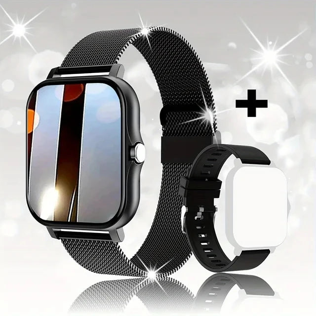 Smart Watch 1.44" Bluetooth Call Fitness Tracker for Men Women