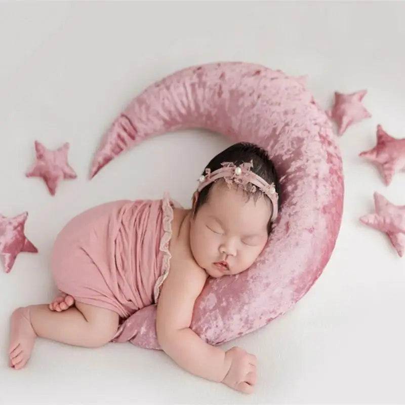 Newborn Moon Star Photography Props Set | Baby Shower Gift