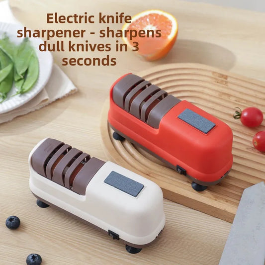 Electric Automatic Knife Sharpener – Multi-Stage Kitchen Tool Electric Knife Sharpener Oasis Select
