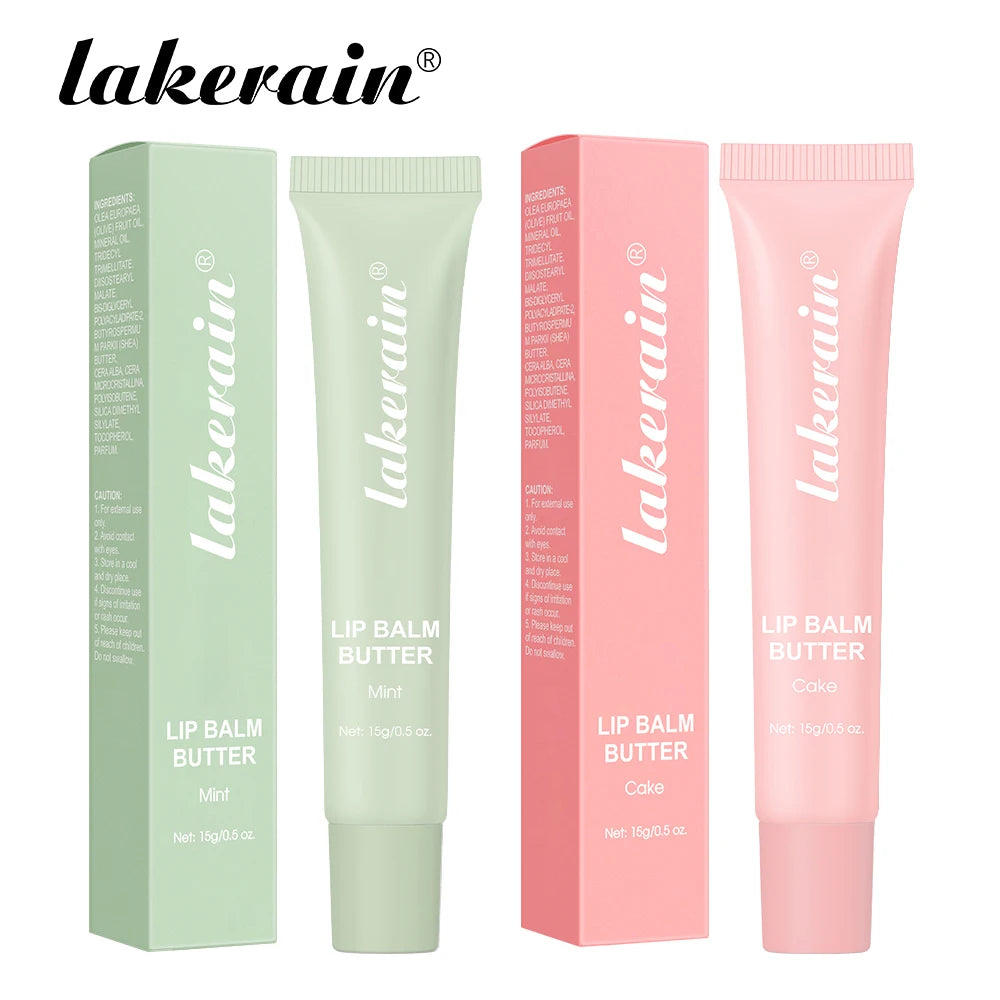 Butter Lip Balm Long Lasting Nourishes Moisturizes Soothes Lips Jelly Lip Gloss Oil Beautifying Smoothing Lip Care Balm Makeup Peaceful Pleasures Health and Wellness Mint and Cake