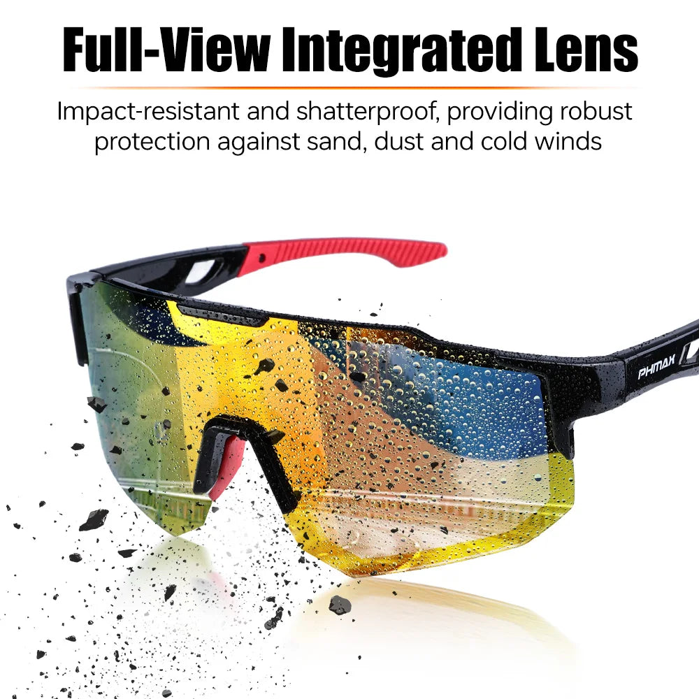 PHMAX Polarized Cycling Glasses – Ultralight UV MTB Sunglasses