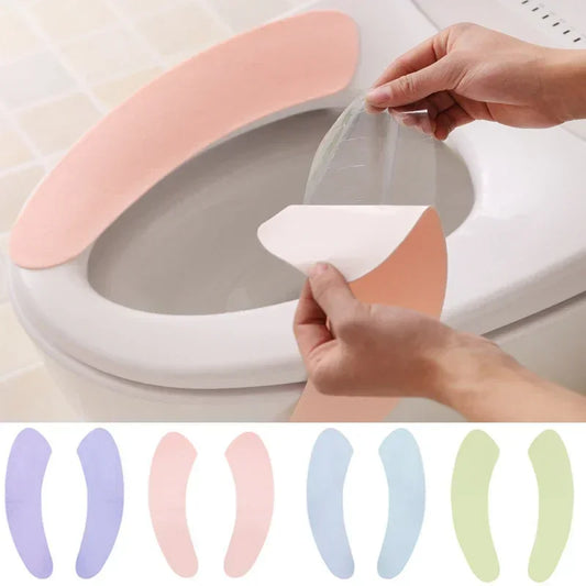 Soft Washable Toilet Seat Cover Pads – 2 Pairs | Thickened Toilet Seat Cover Peaceful Pleasures Health and Wellness