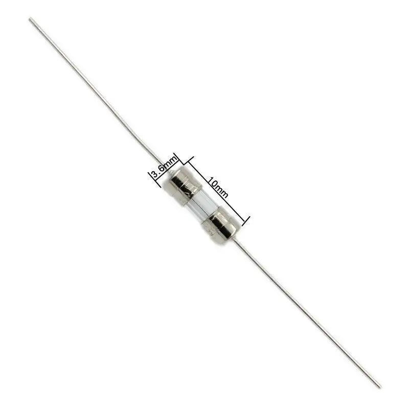 10Kind 100Pcs/lot 3.6*10mm 250V Double Pin Fast blow Glass Fuse Fith Lead Wire Mix Set 0.5A 1A 2A 3A 3.15A 4A 5A 6.3A 8A 10A Peaceful Pleasures Health and Wellness