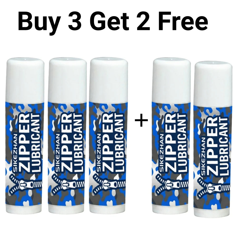 Zipper Wax Lube Stick Marine Grade Lubricant for Wetsuits Boat Bimini Tops Coolers Tents. Waterproof & Odorless Zip Care Peaceful Pleasures Health and Wellness 5PCS
