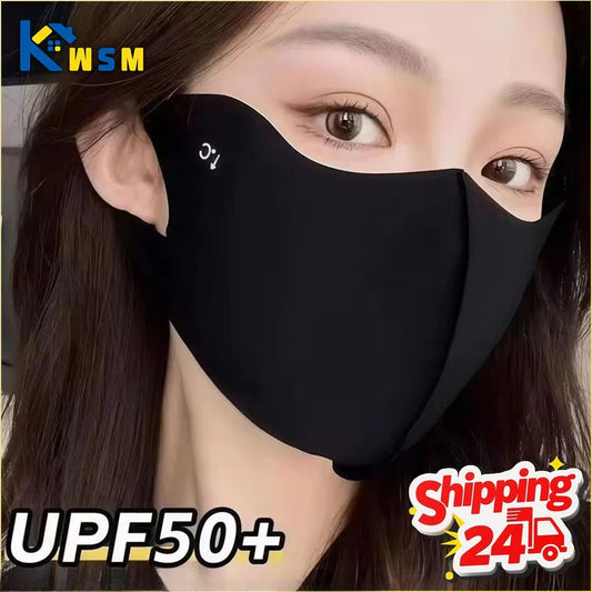 Ice Silk UV Face Mask – Cooling Sun Balaclava for Women UV Sun Face Mask Oasis Select