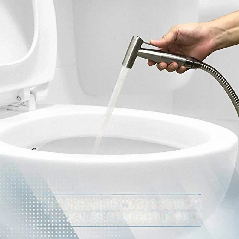 Stainless Steel Handheld Bidet Sprayer | Toilet Spray Gun