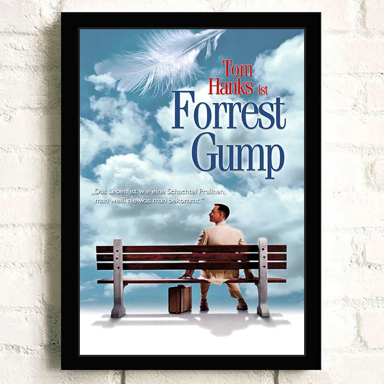 Forrest Gump Classic Movie Canvas Wall Art Poster | Home Decor