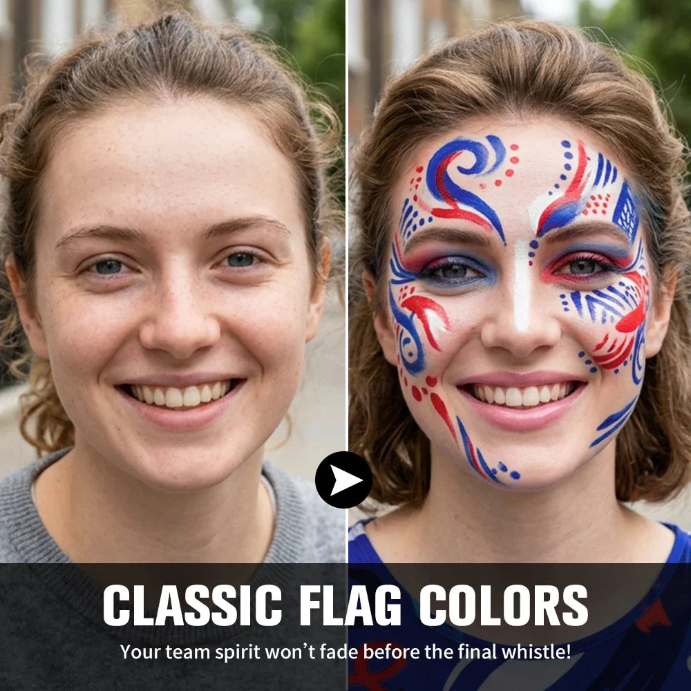 Waterproof Face Paint Stick & Lip Balm Combo | Cosplay & Party