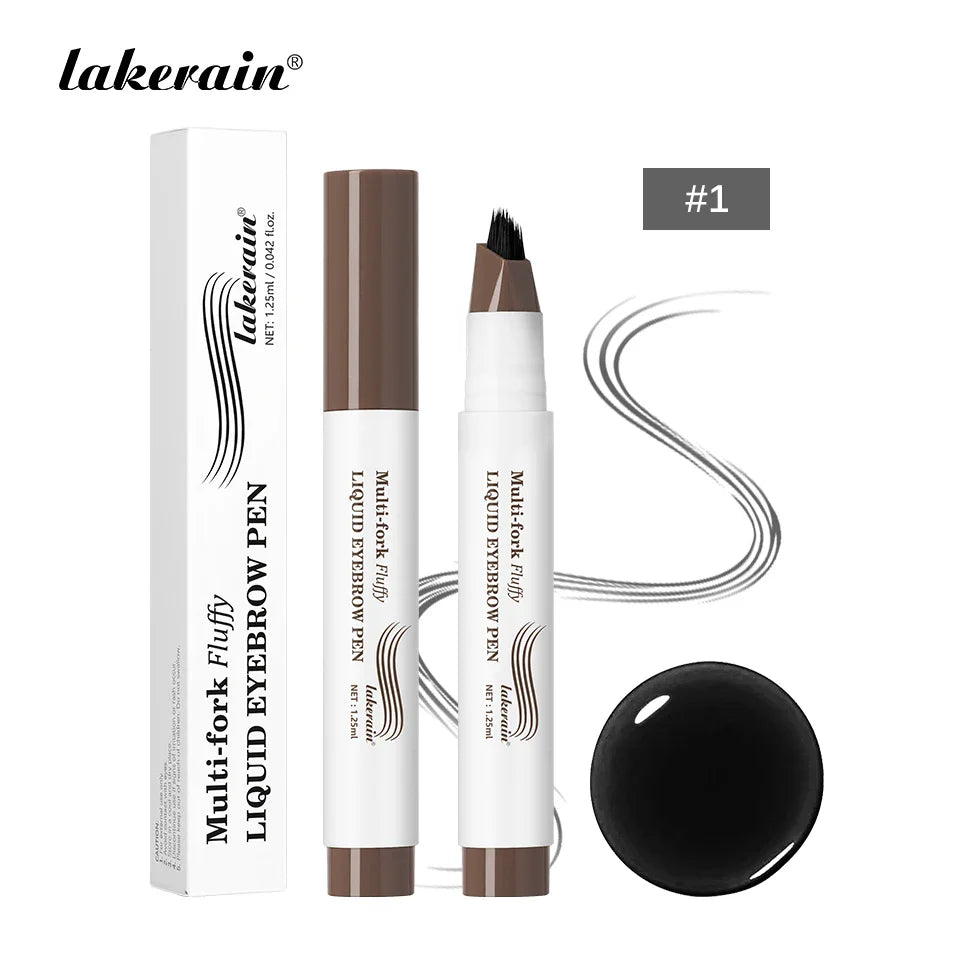 Multi-Fork Liquid Eyebrow Pen – Waterproof & Long-Lasting