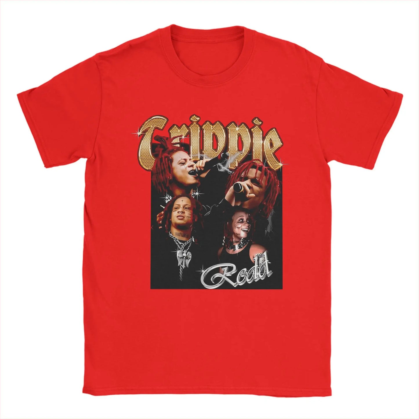 Harajuku T Shirt Summer Trippies Fashion T-Shirts Red Hair Redds 100 Cotton Tshirt for Man Y2K Fun Cheap Print Short Sleeve Tops Peaceful Pleasures Health and Wellness