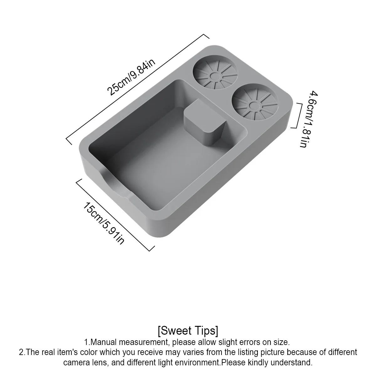 2 in 1 Espresso Tamping Station, Espresso Knock Box, Espresso Coffee Organizer Box Fit for Storage 51, 54, 58MM Espresso Tamper Peaceful Pleasures Health and Wellness