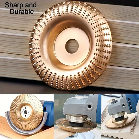 Wood Carving Grinding Wheel Disc Curved Surface Fine Polishing Peaceful Pleasures Health and Wellness