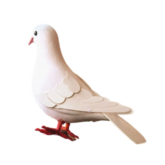 Lifelike Simulation Foam Pigeon Model Home Garden Decor Artificial Peaceful Pleasures Health and Wellness