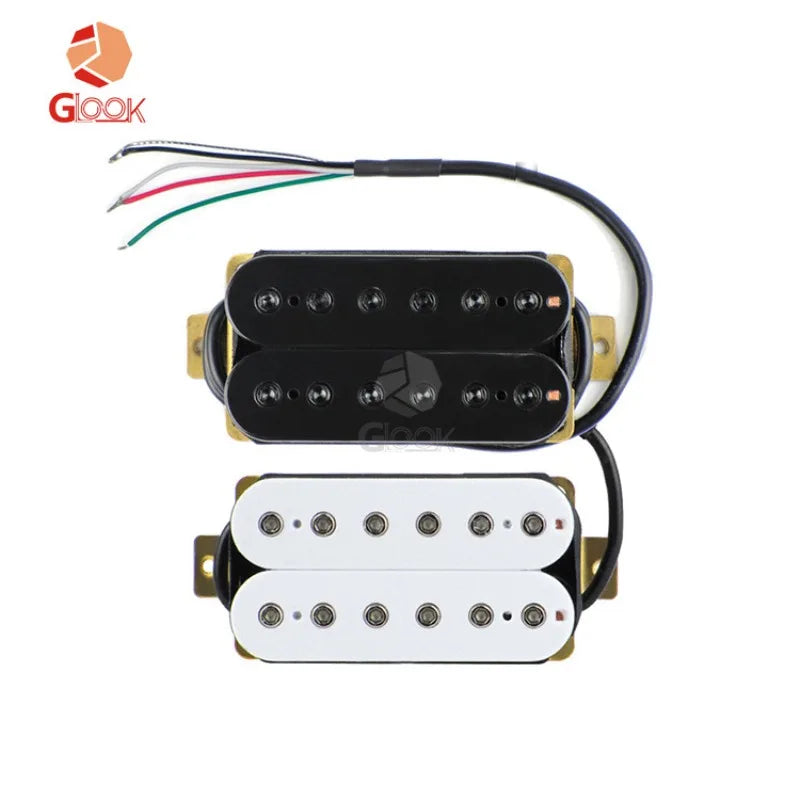 Electric Guitar Double Coil Pickup 12 6 Angle Four Guide Musical