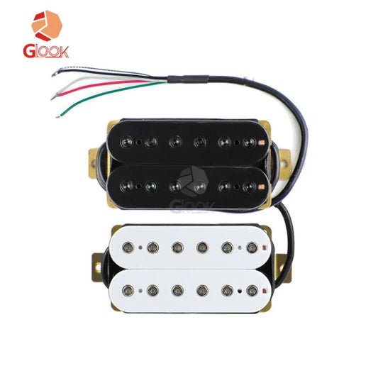 Electric Guitar Double Coil Pickup 12 6 Angle Four Guide Musical Peaceful Pleasures Health and Wellness