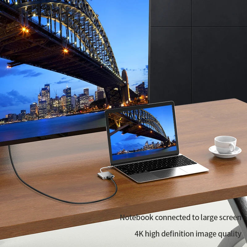 3-in-1 USB-C Hub | 100W PD, USB 3.0 & 4K HDMI for MacBook