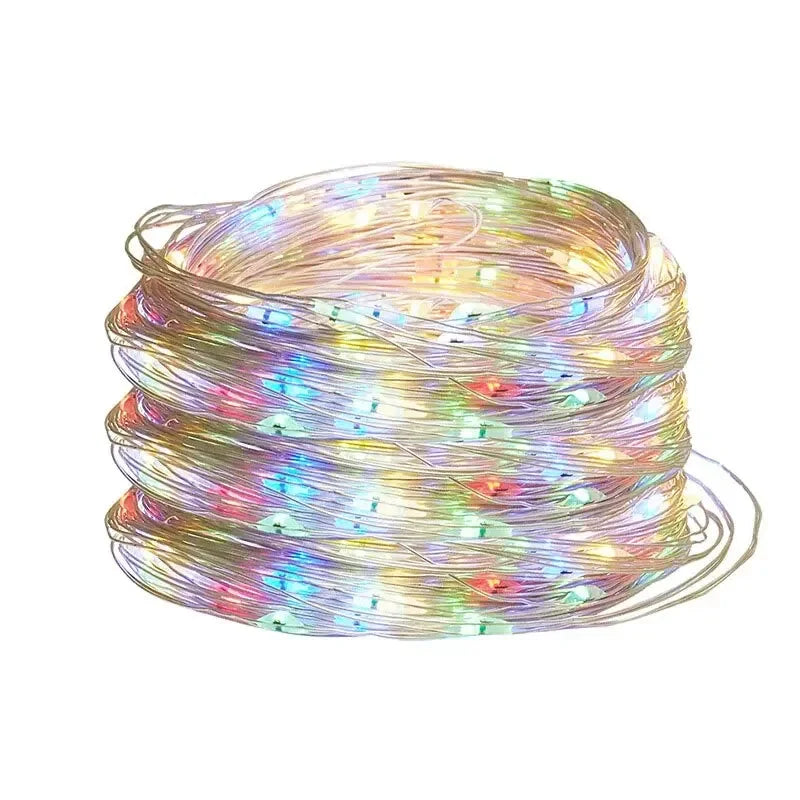 5M USB LED Fairy String Lights | Silver Wire Waterproof Garland