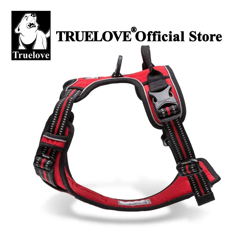 Truelove Dog Harness No Pull Pet Harness Adjustable Soft Padded Dog Vest Reflective No Choke PetVest Easy Control Handle TLH5651 Peaceful Pleasures Health and Wellness