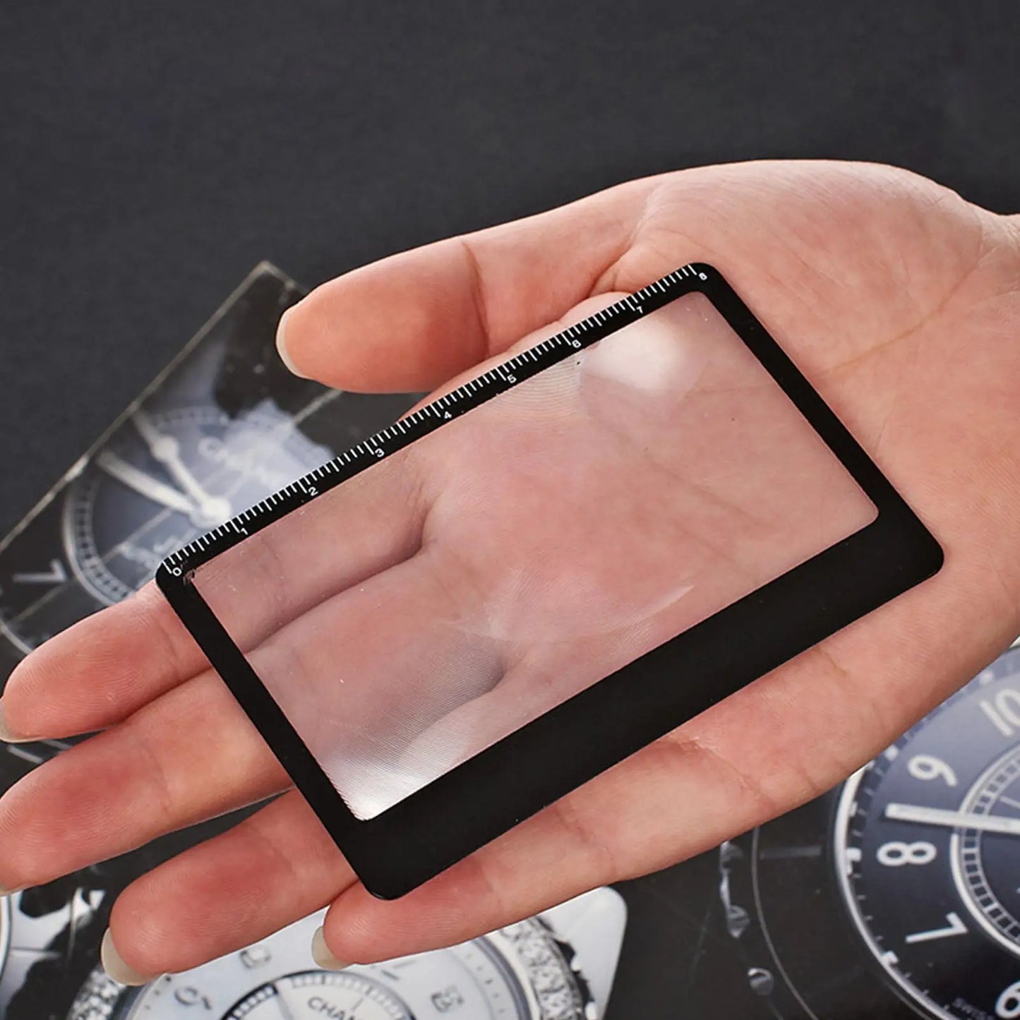3X Wallet Magnifier Card – Pocket Magnifying Glass for Reading