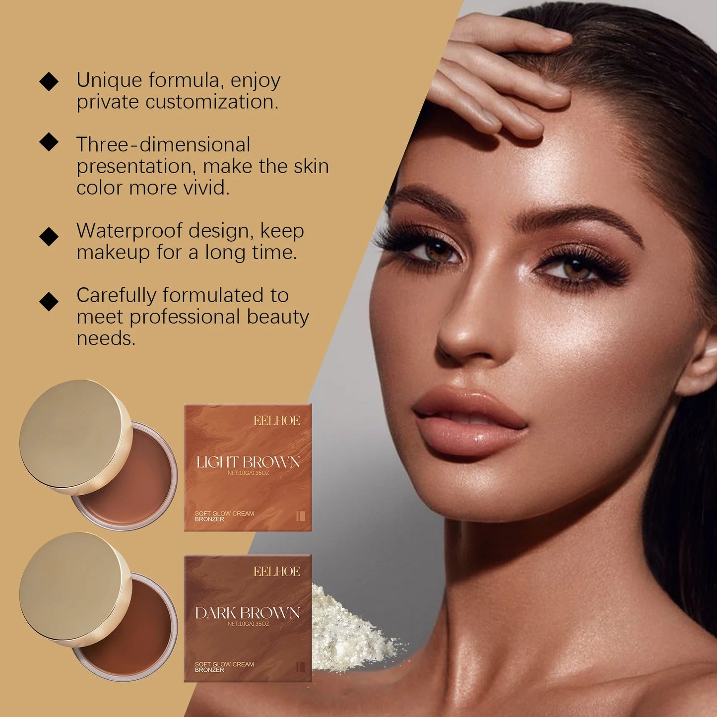 Sunless Self Tanning Cream – Natural Bronze Glow Bronzer Peaceful Pleasures Health and Wellness