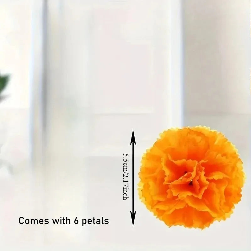 Mexican Marigold Artificial Flowers Garland – Day of the Dead Décor